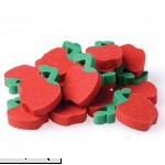 US Toy Miniature 3 4 Apple Erasers Ages 3 Years & Up 1-Pack of 144 1-Pack